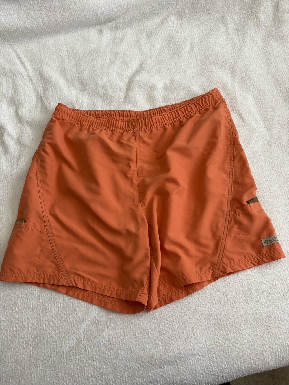 Columbia Orange Performance Shorts